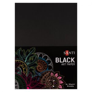 Hartie de desen SANTI neagra A4
