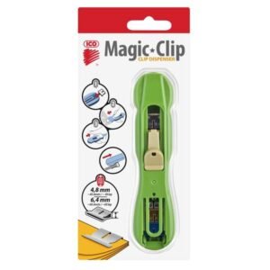 Cleme cu mecanism de capsare ICO 40-60 coli Magic Clip Dispenser