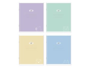 Caiete 24 file A5 carton linie ingusta