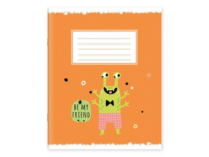 Caiet 12 foi A5 linie Cute Monsters - imagine 5