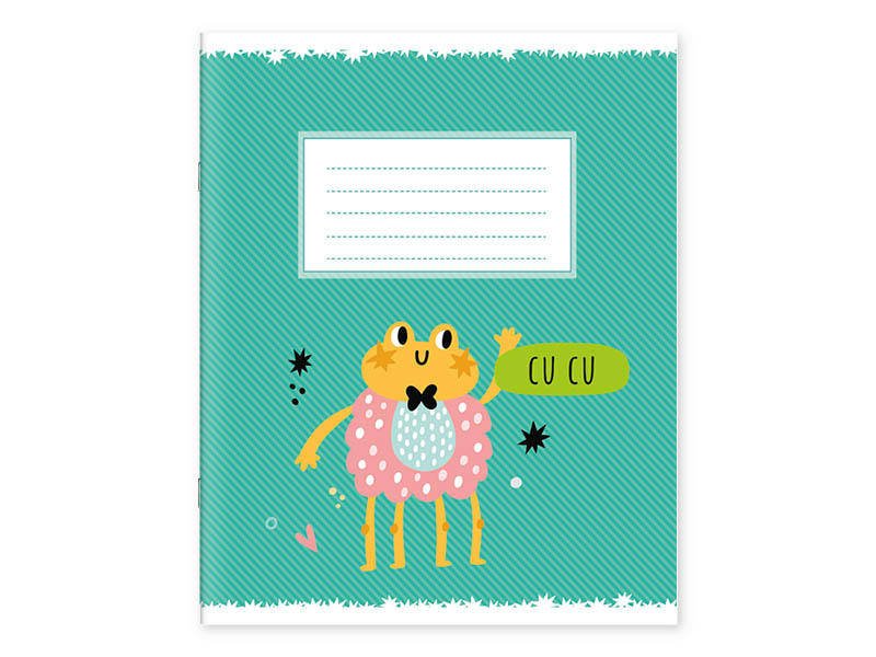 Caiet 12 foi A5 linie Cute Monsters - imagine 6