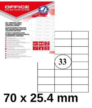 Etichete autoadezive A4/100foi 33etichete 70*25.4mm