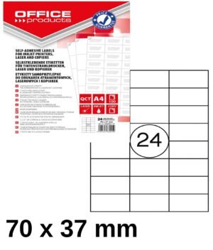 Etichete autoadezive A4/100foi 24 etichete 70*37mm