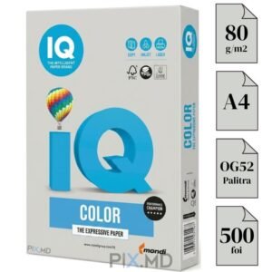 Hartie colorata IQCOLOR A4 GRI OG52