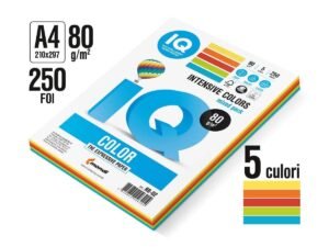 Hartie colorata IQCOLOR A4 Intensive 5culx50foi