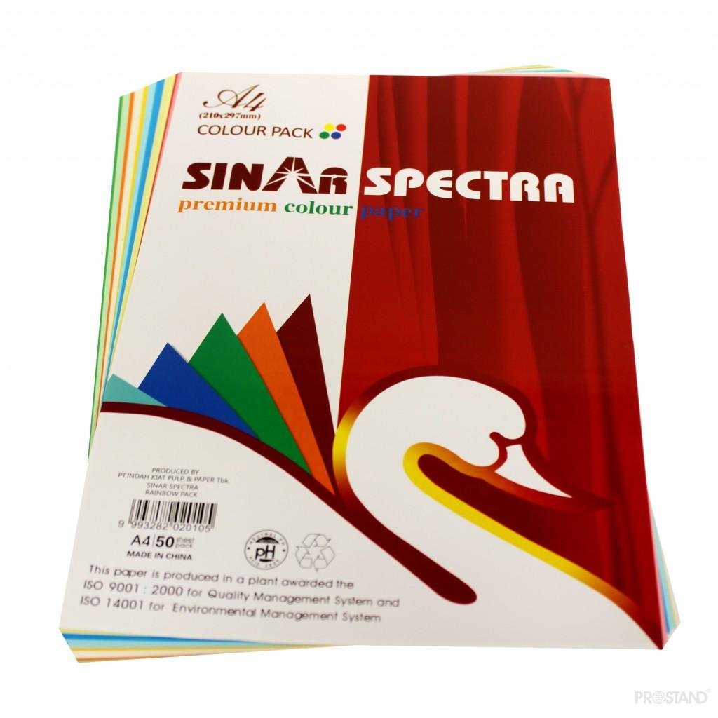 Hartie colorata A4, 10 culori 100 foi