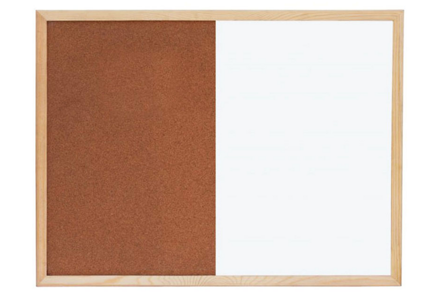 Tabla magnetica Combi VISUAL, 90×120 cm