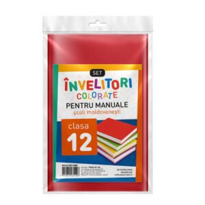 Set invelitori color pentru manuale RO clasa 12