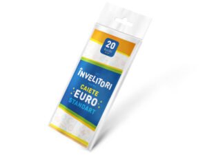 Set invelitori pentru caiete, A5 Euro, 305x210 mm, PE 50 mkm, 20 buc