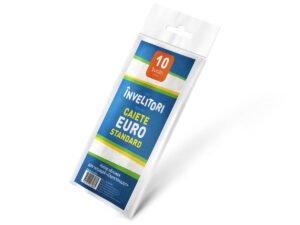 Set invelitori pentru caiete, A5 Euro, 305x210 mm, PE 50 mkm, 10 buc