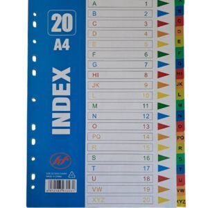 Separator din plastic A4 Litere A-Z