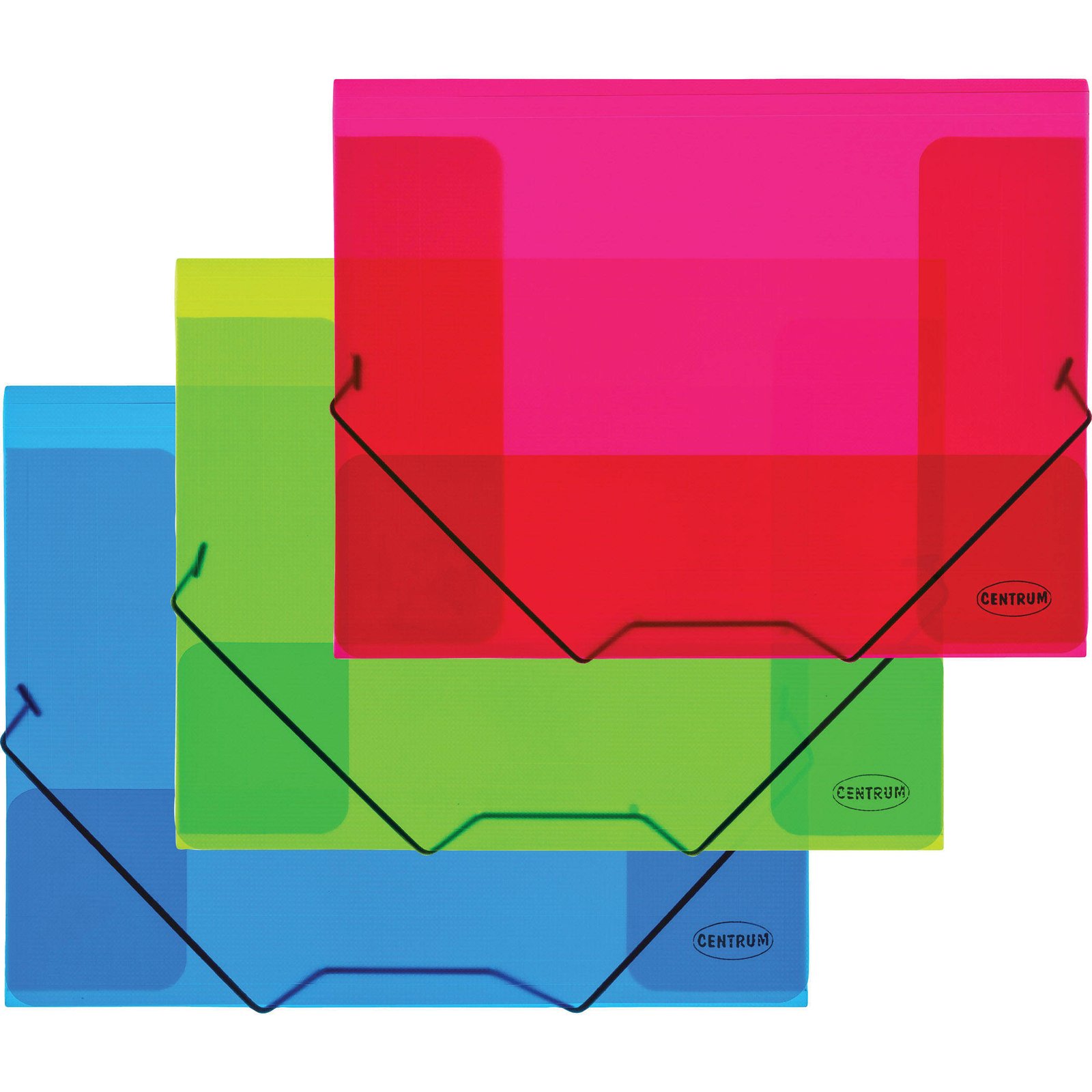 Mapa cu elastic, A4, Centrum, culori asorti