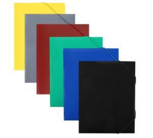 Mapa cu elastic, A4, culori asorti