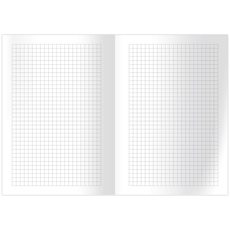 Registru A4, 80 foi-patratele, coperta tare, laminare lucioasa, bordo - imagine 2