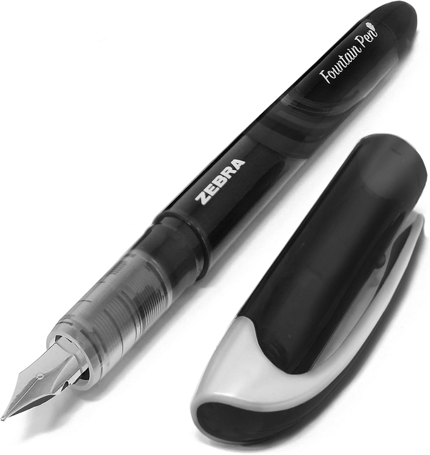 Stilou cu penita Zebra 0.6 mm, Negru
