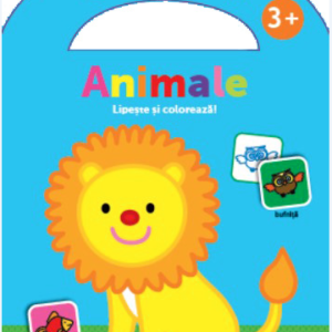 Animale 3+, lipeste si coloreaza