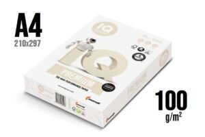 Hartie pentru imprimanta IQ PREMIUM A4 (100 gr/m2, 500 foi) clasa A+