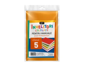 Set invelitori color pentru manuale RO clasa 5
