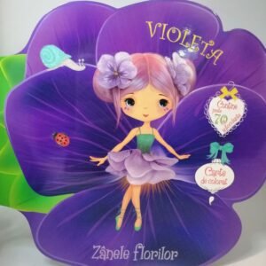 Violeta. Carte de colorat