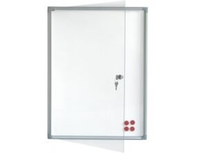 Avizier securizat cu geam vertical 73x96 cm