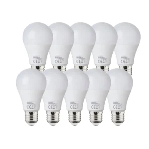 Bec LED 10 buc, PREMIER-9 9 W E27 6400 K