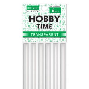 Clei-silicon pai transparent 0,7cm 20cm, set 6buc