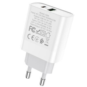 Incarcator adaptor dual tip C PD 20W + USB