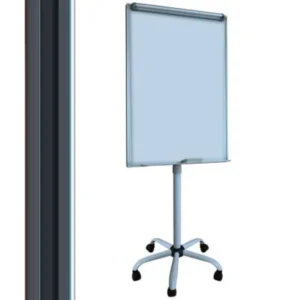 Tabla flipchart magnitica pe roti, 70x100cm