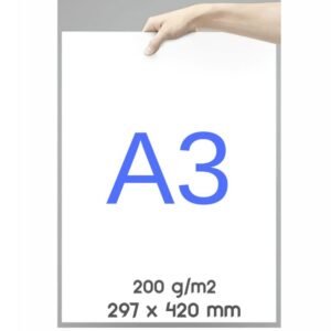 Hartie A3 (29.7x42cm) 200gr/m2