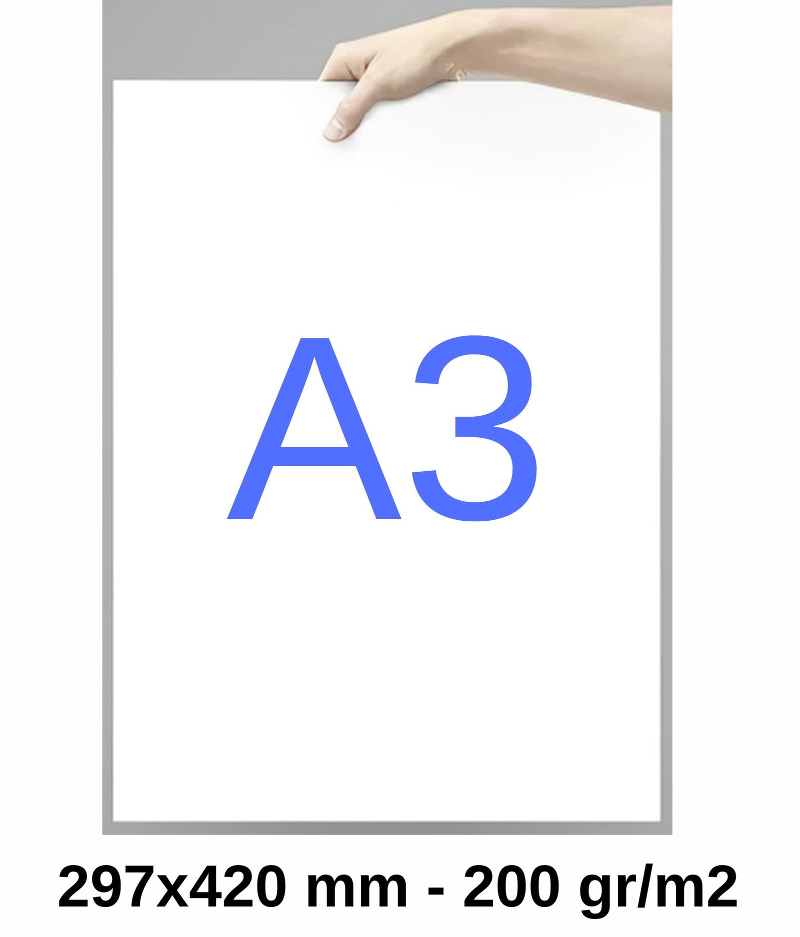 Hartie A3 (29.7x42cm) 200gr/m2
