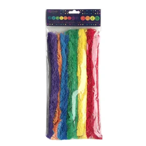 Sarma plusata chenille 30cm, 10buc., culori MIX