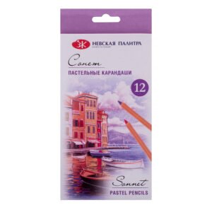 Set creioane de pastel Sonet, 12 culori