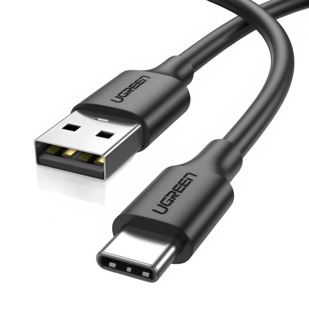 Cablu de incarcare Ugreen USB-A & Type-C 18W Negru2