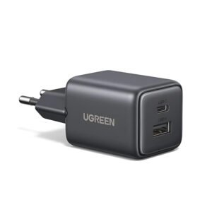 Incarcator Ugreen GaN USB-A&Type-C 20W Negru