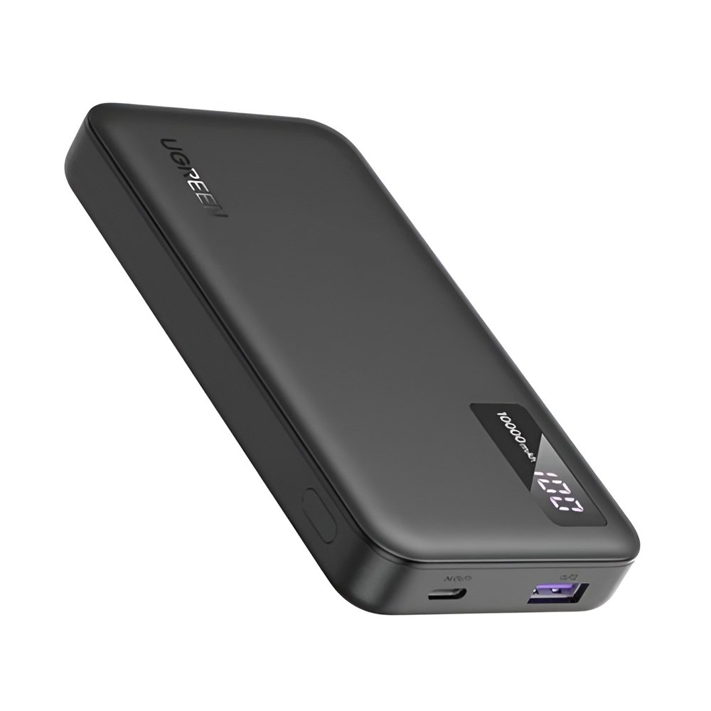 Power Bank UGREEN cu Display 10000mAh Negru - imagine 3