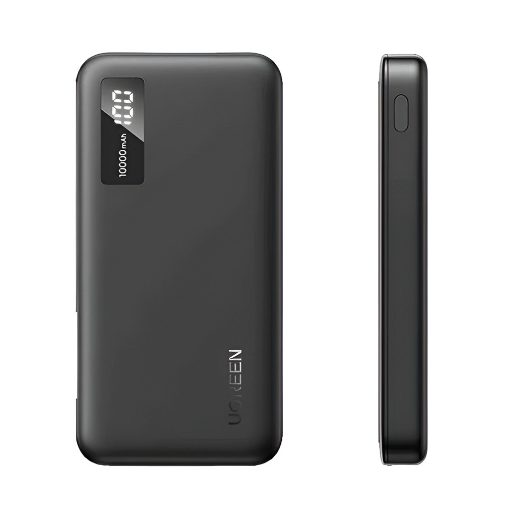 Power Bank UGREEN cu Display 10000mAh Negru - imagine 2